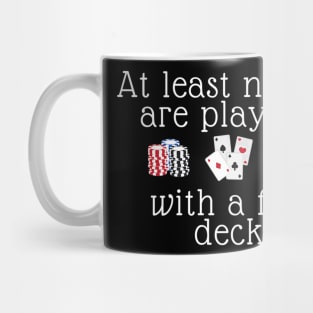 At Least Nurses Are Playing With A Full Deck For Women Premium Mug